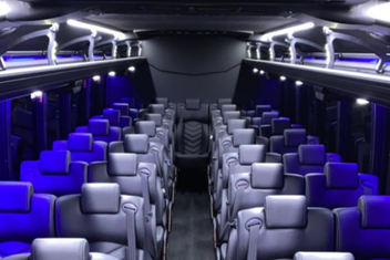 Sammamish Charter Bus Interior