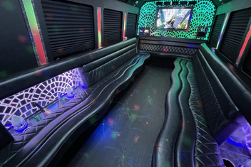 Sammamish Limo Bus Interior