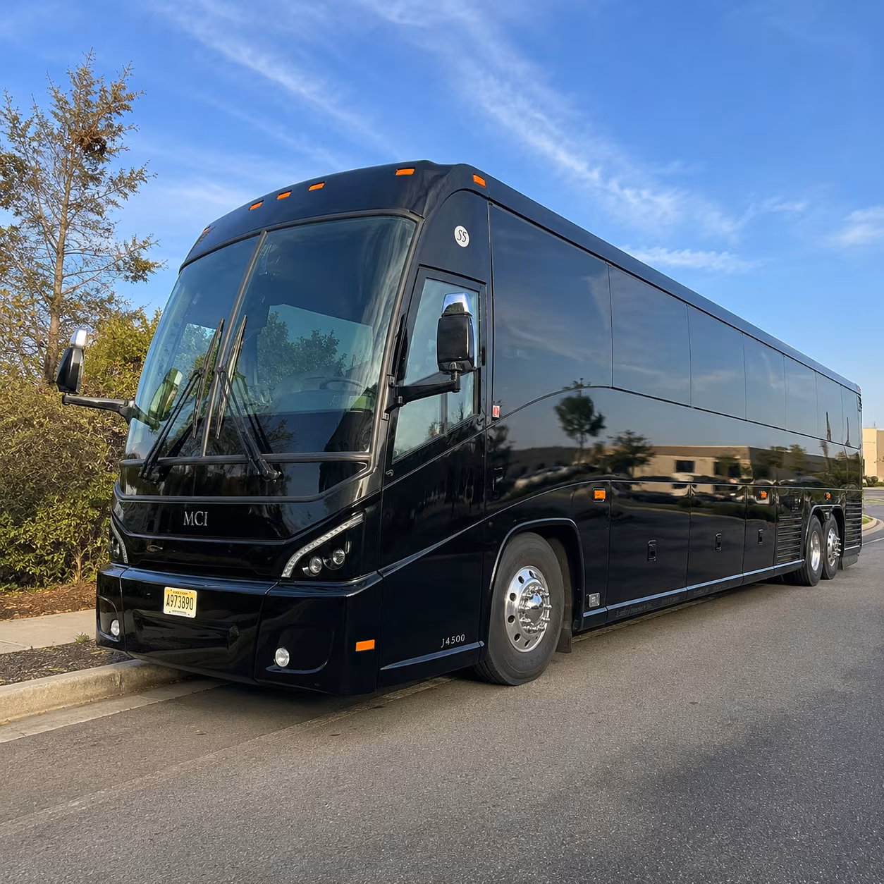 corporate off site and event shuttle buses across the eastside